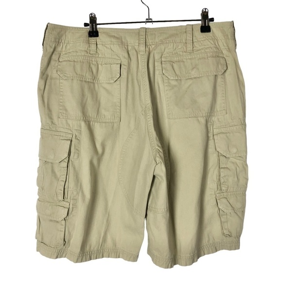 Michael Michael Kors Light Khaki Cargo Bermuda Shorts 12 - Picture 2 of 5